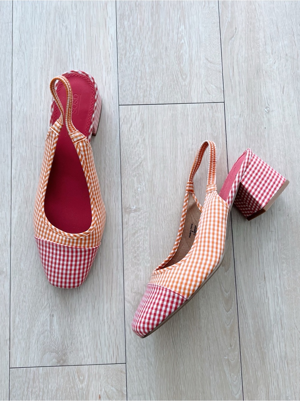 ASOS Gingham Heels